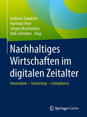 cover image of Nachhaltiges Wirtschaften im digitalen Zeitalter